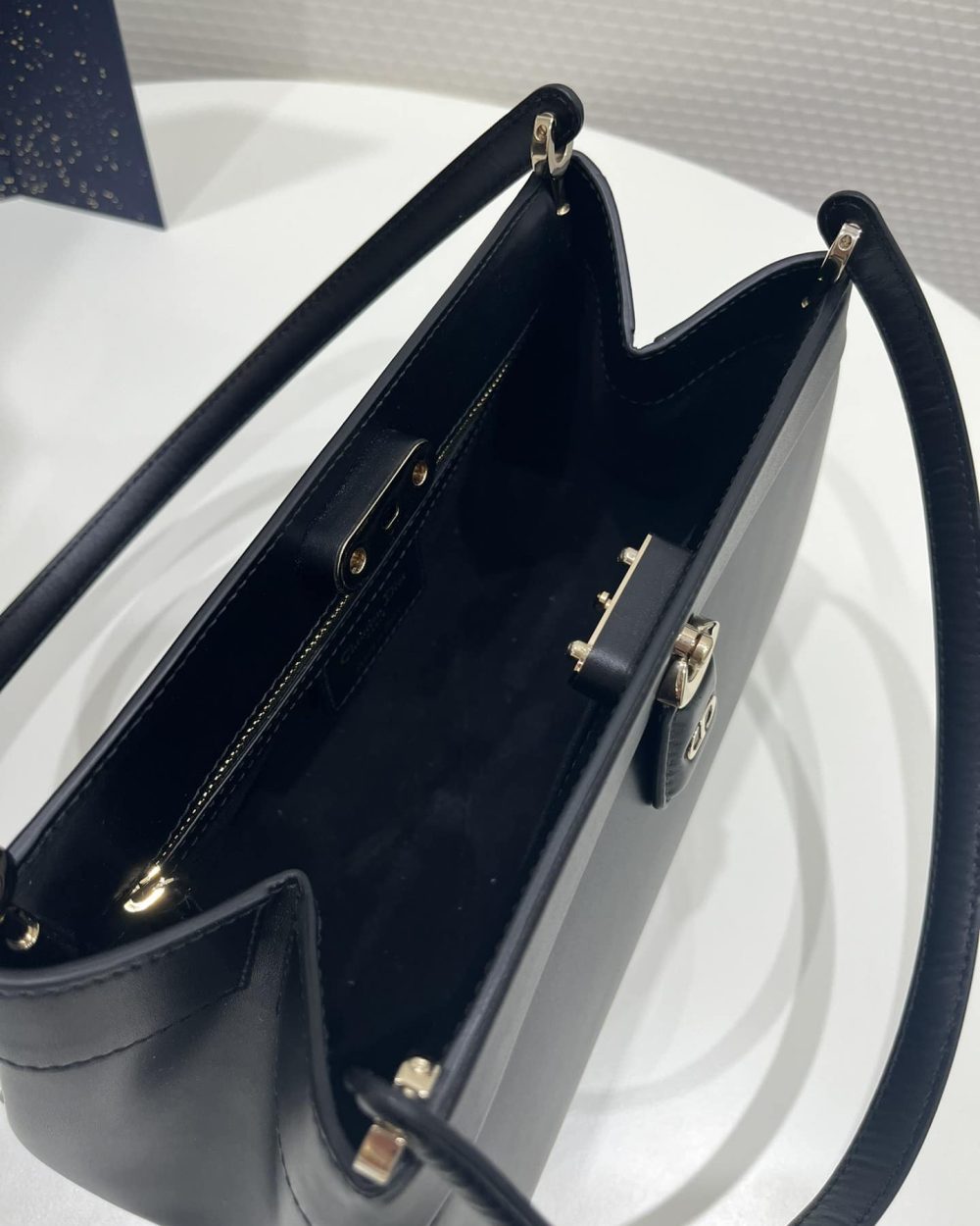 1:1 Replica Medium Dior Key Bag Black For Women 12in/30 cm M1843OBEQ_M900