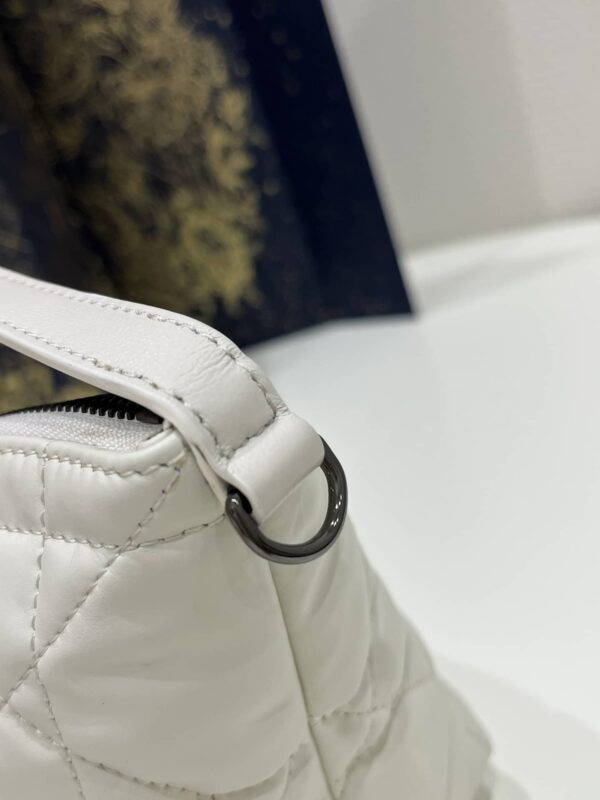 1:1 Replica Medium Diortravel Nomad Pouch Black/White For Women 8.5in/ 22cm S5554BMIG_M900
