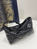 1:1 Replica Medium Diortravel Nomad Pouch Black/White For Women 8.5in/ 22cm S5554BMIG_M900