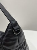 1:1 Replica Medium Diortravel Nomad Pouch Black/White For Women 8.5in/ 22cm S5554BMIG_M900