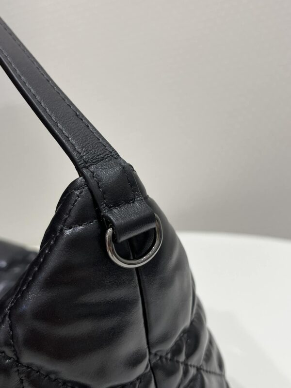 1:1 Replica Medium Diortravel Nomad Pouch Black/White For Women 8.5in/ 22cm S5554BMIG_M900