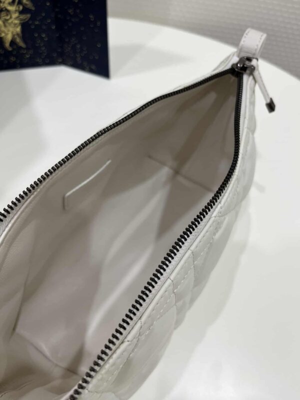 1:1 Replica Medium Diortravel Nomad Pouch Black/White For Women 8.5in/ 22cm S5554BMIG_M900
