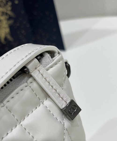 1:1 Replica Medium Diortravel Nomad Pouch Black/White For Women 8.5in/ 22cm S5554BMIG_M900