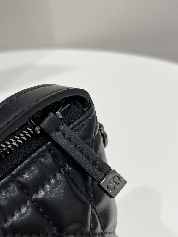 1:1 Replica Medium Diortravel Nomad Pouch Black/White For Women 8.5in/ 22cm S5554BMIG_M900