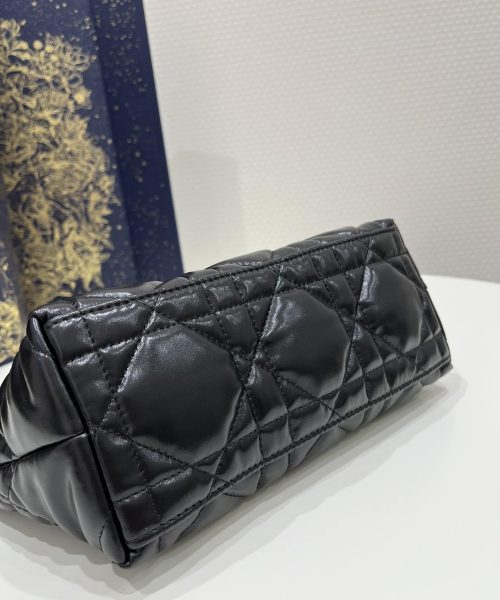 1:1 Replica Medium Diortravel Nomad Pouch Black/White For Women 8.5in/ 22cm S5554BMIG_M900