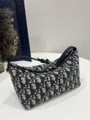 1:1 Replica Medium Diortravel Nomad Pouch Blue For Women 8.5in/ 22cm S5554OTZQ_M928
