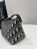 1:1 Replica Medium Diortravel Nomad Pouch Blue For Women 8.5in/ 22cm S5554OTZQ_M928