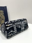 1:1 Replica Medium Lady D-Lite Bag Black For Women 9.5in/ 24cm M0565OOMP_M993