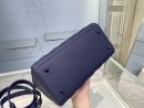 1:1 Replica Medium Lady Dior Bag Dark Blue/White/Black/Beige For Women 9.5in/24cm