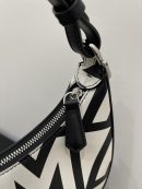 1:1 Replica Medium Nano Fendigraphy Hobo Bag Black And White For Women 11.5in/ 29cm