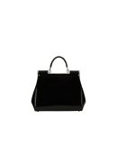 Medium Sicily Bag In Polished Black For Women BB6002AI41380999