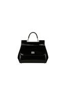 Medium Sicily Bag In Polished Black For Women BB6002AI41380999