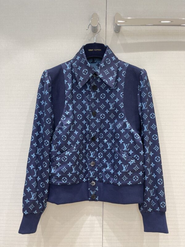 Midnight Monogram Jacket Blue For Women