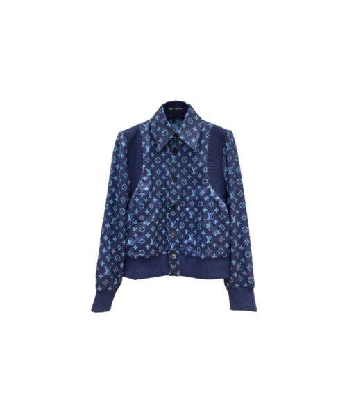 Midnight Monogram Jacket Blue For Women