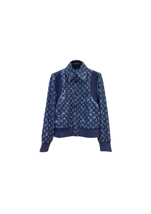 Midnight Monogram Jacket Blue For Women