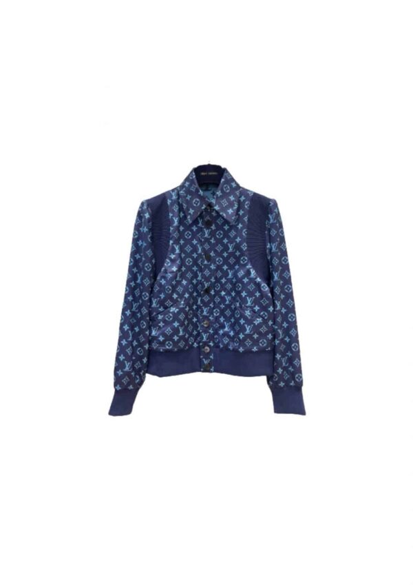 Midnight Monogram Jacket Blue For Women