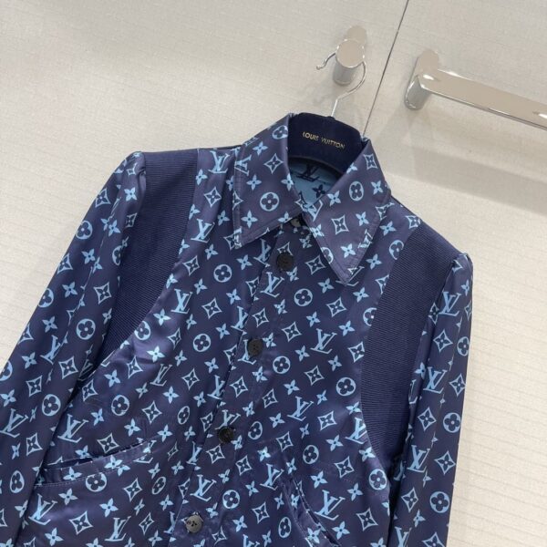Midnight Monogram Jacket Blue For Women