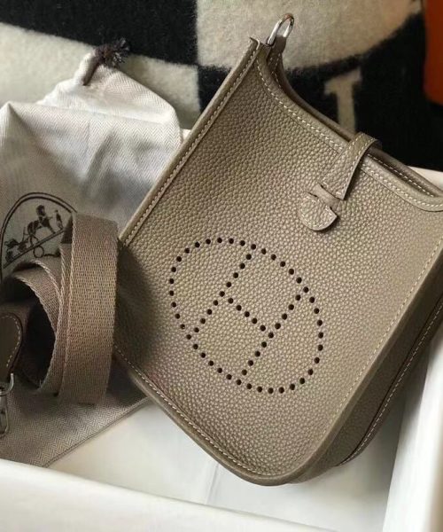 1:1 Replica Mini Evelyne Bag Green Khaki/White/Black/Brown For Women 18cm / 7in