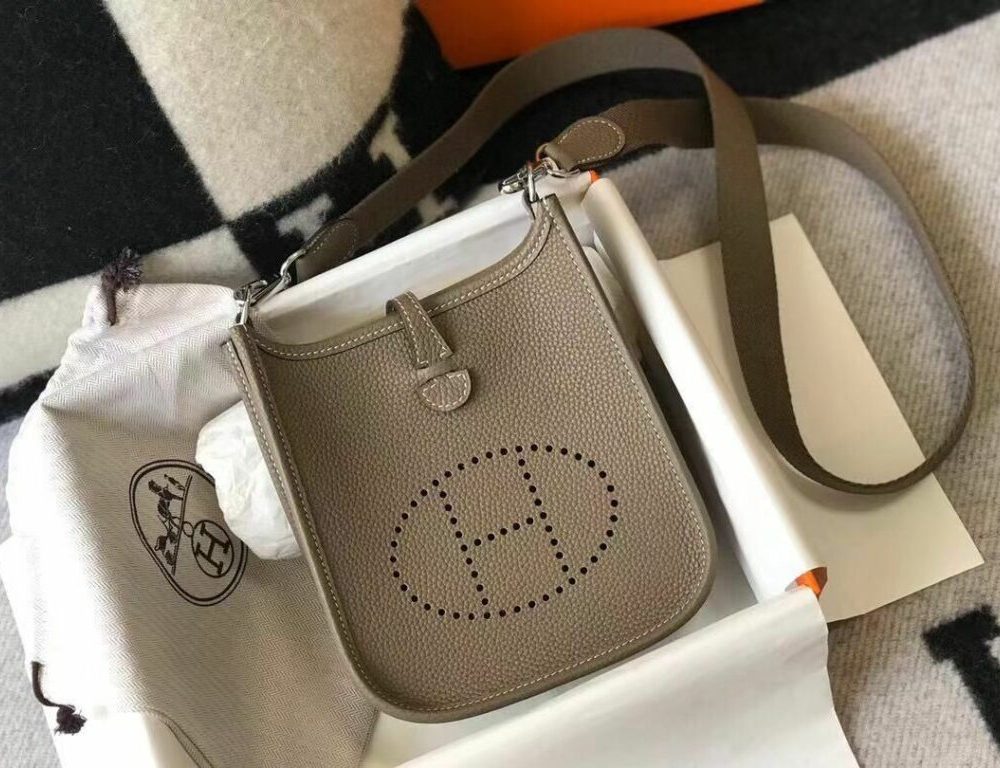 1:1 Replica Mini Evelyne Bag Green Khaki/White/Black/Brown For Women 18cm / 7in