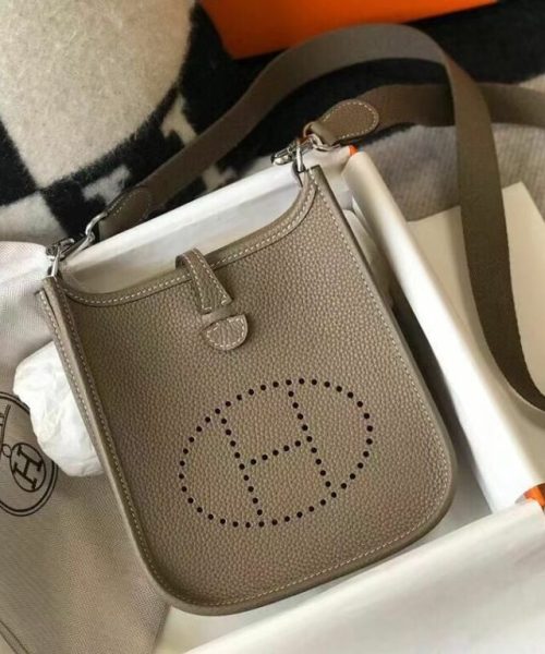 1:1 Replica Mini Evelyne Bag Green Khaki/White/Black/Brown For Women 18cm / 7in