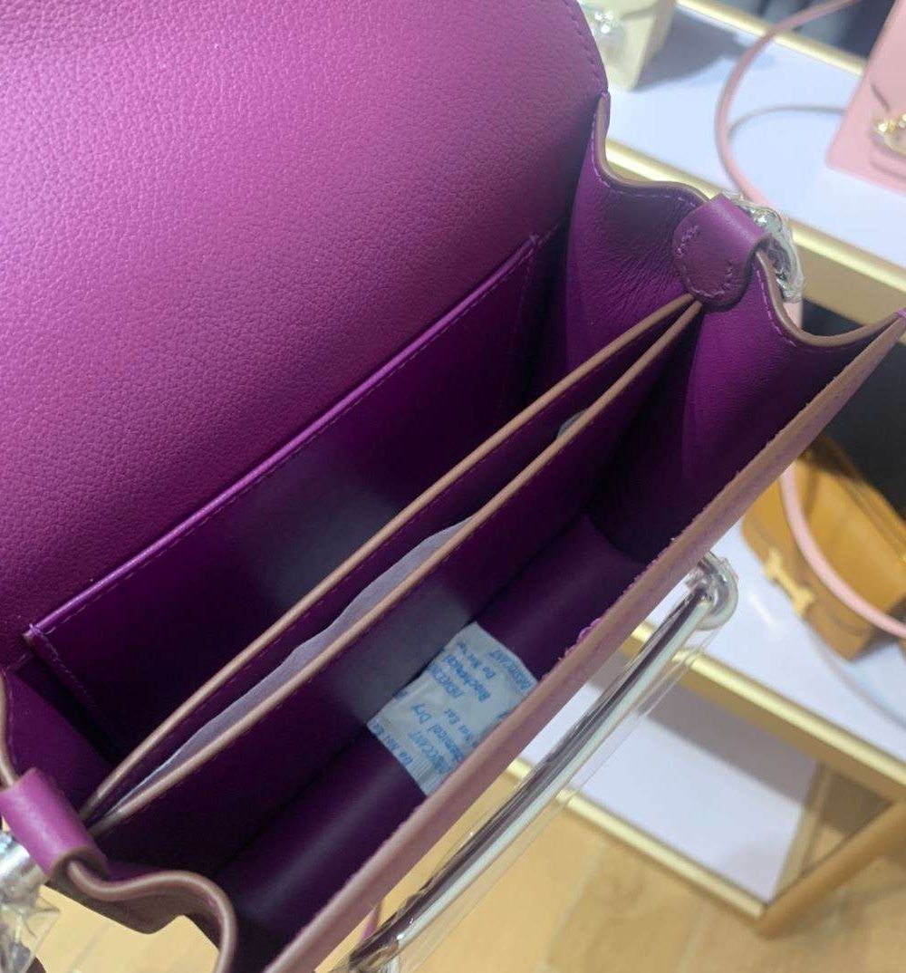 1:1 Replica Mini Evercolor Sac Roulis 19 Black/Green/Purple/Light Pink For Women 19cm / 7.4in