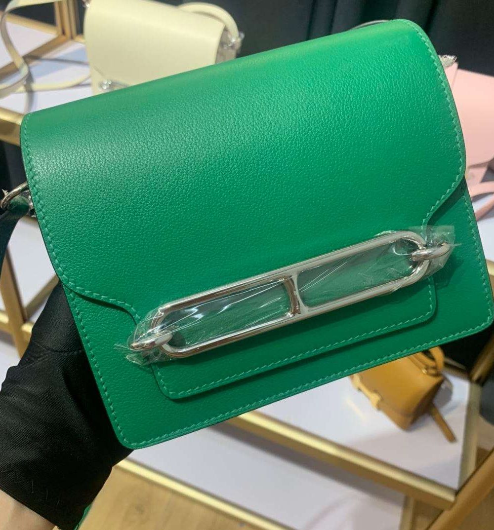 1:1 Replica Mini Evercolor Sac Roulis 19 Black/Green/Purple/Light Pink For Women 19cm / 7.4in