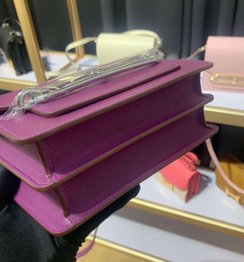 1:1 Replica Mini Evercolor Sac Roulis 19 Black/Green/Purple/Light Pink For Women 19cm / 7.4in