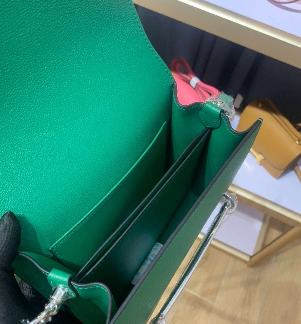 1:1 Replica Mini Evercolor Sac Roulis 19 Black/Green/Purple/Light Pink For Women 19cm / 7.4in