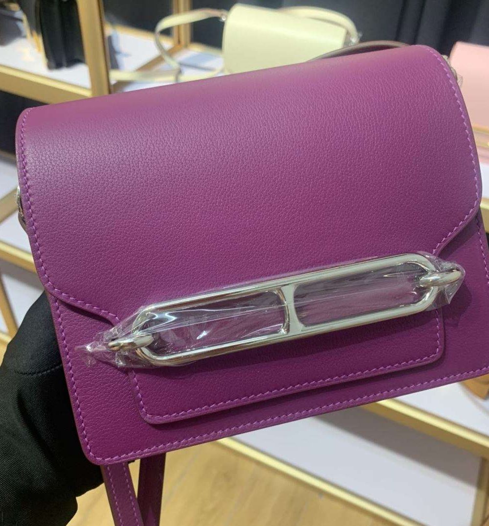 1:1 Replica Mini Evercolor Sac Roulis 19 Black/Green/Purple/Light Pink For Women 19cm / 7.4in