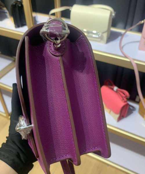 1:1 Replica Mini Evercolor Sac Roulis 19 Black/Green/Purple/Light Pink For Women 19cm / 7.4in