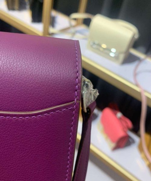 1:1 Replica Mini Evercolor Sac Roulis 19 Black/Green/Purple/Light Pink For Women 19cm / 7.4in