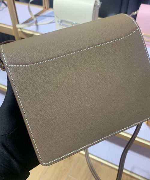 1:1 Replica Mini Evercolor Sac Roulis 19 Green Khaki/Orange/Pink/Grey For Women 19cm / 7.4in