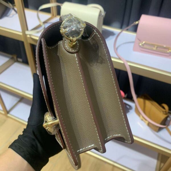 1:1 Replica Mini Evercolor Sac Roulis 19 Green Khaki/Orange/Pink/Grey For Women 19cm / 7.4in