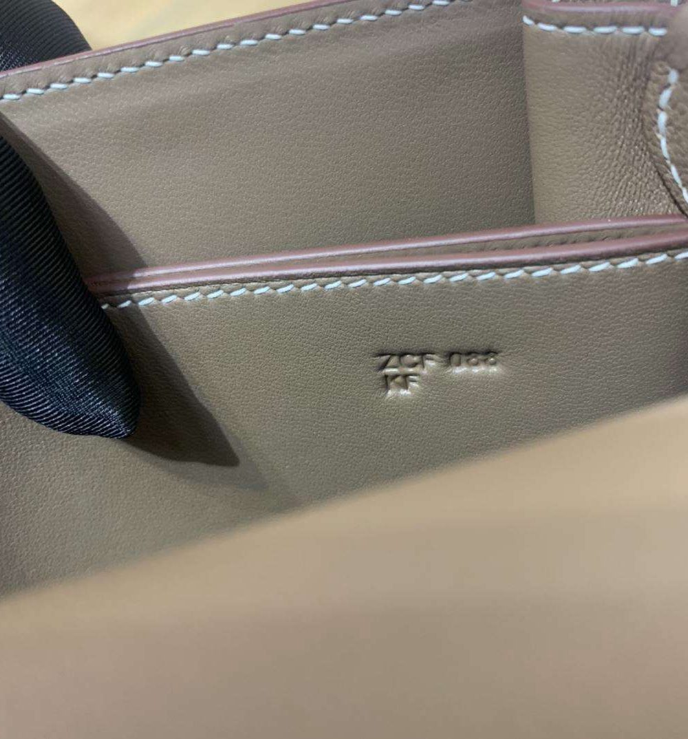 1:1 Replica Mini Evercolor Sac Roulis 19 Green Khaki/Orange/Pink/Grey For Women 19cm / 7.4in