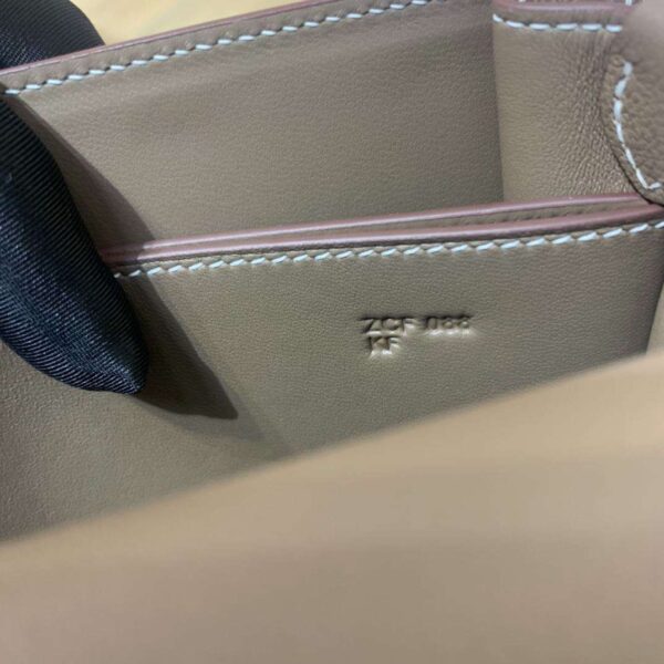 1:1 Replica Mini Evercolor Sac Roulis 19 Green Khaki/Orange/Pink/Grey For Women 19cm / 7.4in