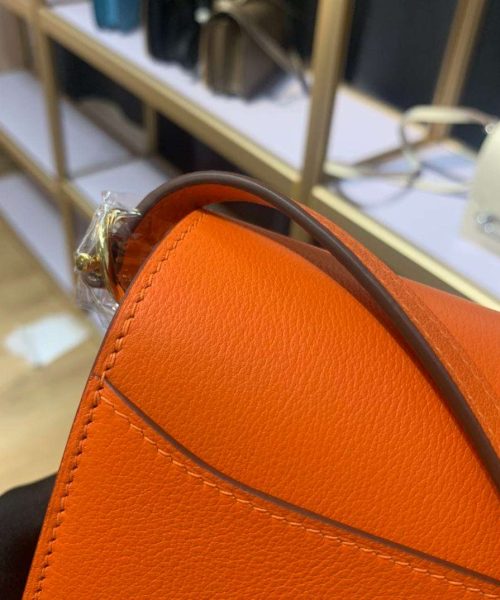 1:1 Replica Mini Evercolor Sac Roulis 19 Green Khaki/Orange/Pink/Grey For Women 19cm / 7.4in