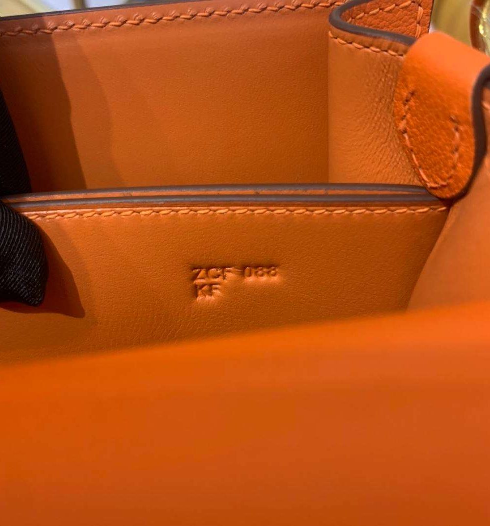 1:1 Replica Mini Evercolor Sac Roulis 19 Green Khaki/Orange/Pink/Grey For Women 19cm / 7.4in