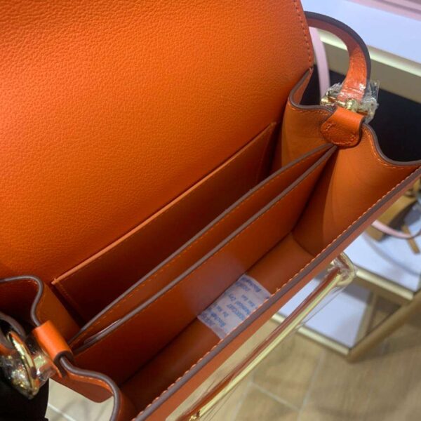 1:1 Replica Mini Evercolor Sac Roulis 19 Green Khaki/Orange/Pink/Grey For Women 19cm / 7.4in