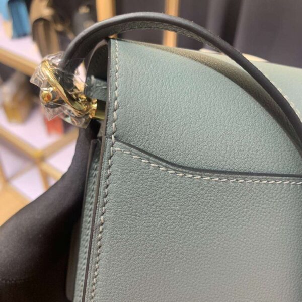 1:1 Replica Mini Evercolor Sac Roulis 19 Green Khaki/Orange/Pink/Grey For Women 19cm / 7.4in