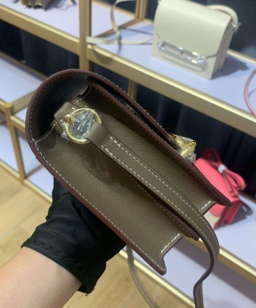 1:1 Replica Mini Evercolor Sac Roulis 19 Green Khaki/Orange/Pink/Grey For Women 19cm / 7.4in