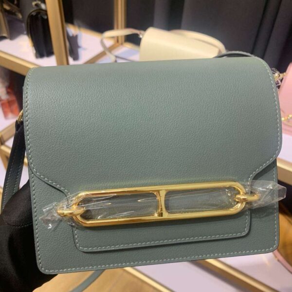 1:1 Replica Mini Evercolor Sac Roulis 19 Green Khaki/Orange/Pink/Grey For Women 19cm / 7.4in