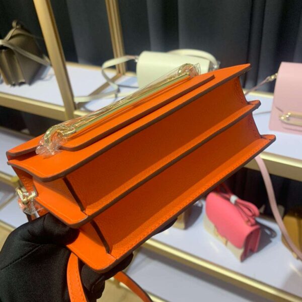 1:1 Replica Mini Evercolor Sac Roulis 19 Green Khaki/Orange/Pink/Grey For Women 19cm / 7.4in