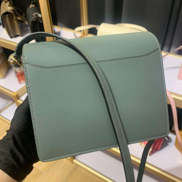 1:1 Replica Mini Evercolor Sac Roulis 19 Green Khaki/Orange/Pink/Grey For Women 19cm / 7.4in