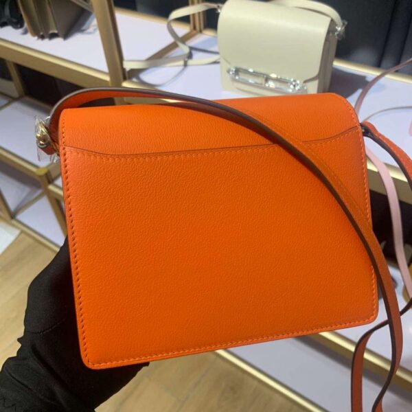 1:1 Replica Mini Evercolor Sac Roulis 19 Green Khaki/Orange/Pink/Grey For Women 19cm / 7.4in