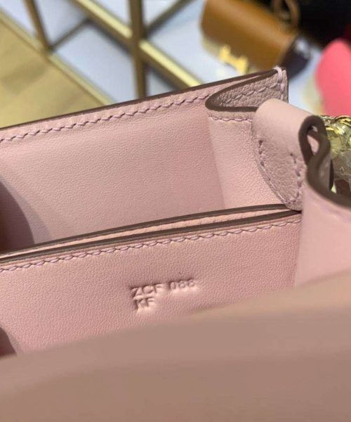 1:1 Replica Mini Evercolor Sac Roulis 19 Green Khaki/Orange/Pink/Grey For Women 19cm / 7.4in