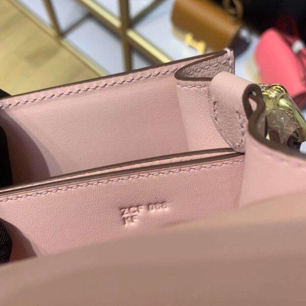 1:1 Replica Mini Evercolor Sac Roulis 19 Green Khaki/Orange/Pink/Grey For Women 19cm / 7.4in