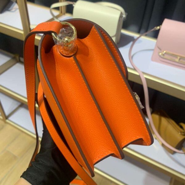 1:1 Replica Mini Evercolor Sac Roulis 19 Green Khaki/Orange/Pink/Grey For Women 19cm / 7.4in