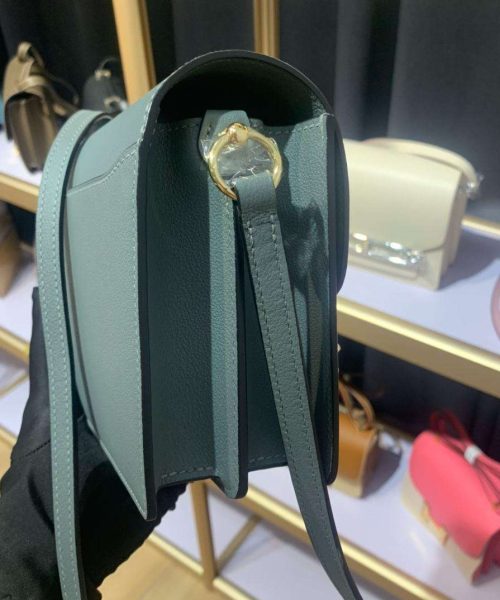 1:1 Replica Mini Evercolor Sac Roulis 19 Green Khaki/Orange/Pink/Grey For Women 19cm / 7.4in