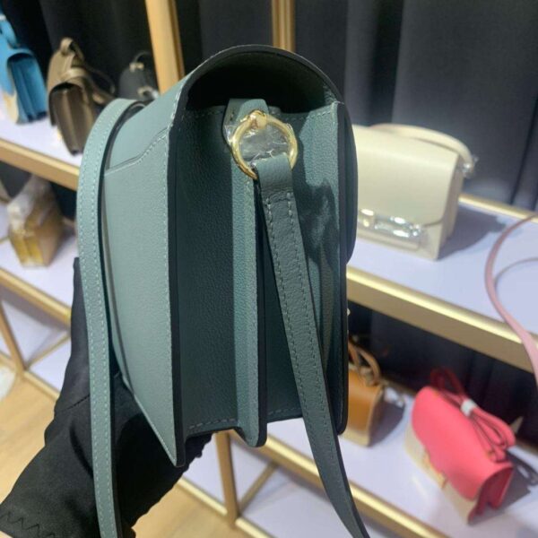 1:1 Replica Mini Evercolor Sac Roulis 19 Green Khaki/Orange/Pink/Grey For Women 19cm / 7.4in