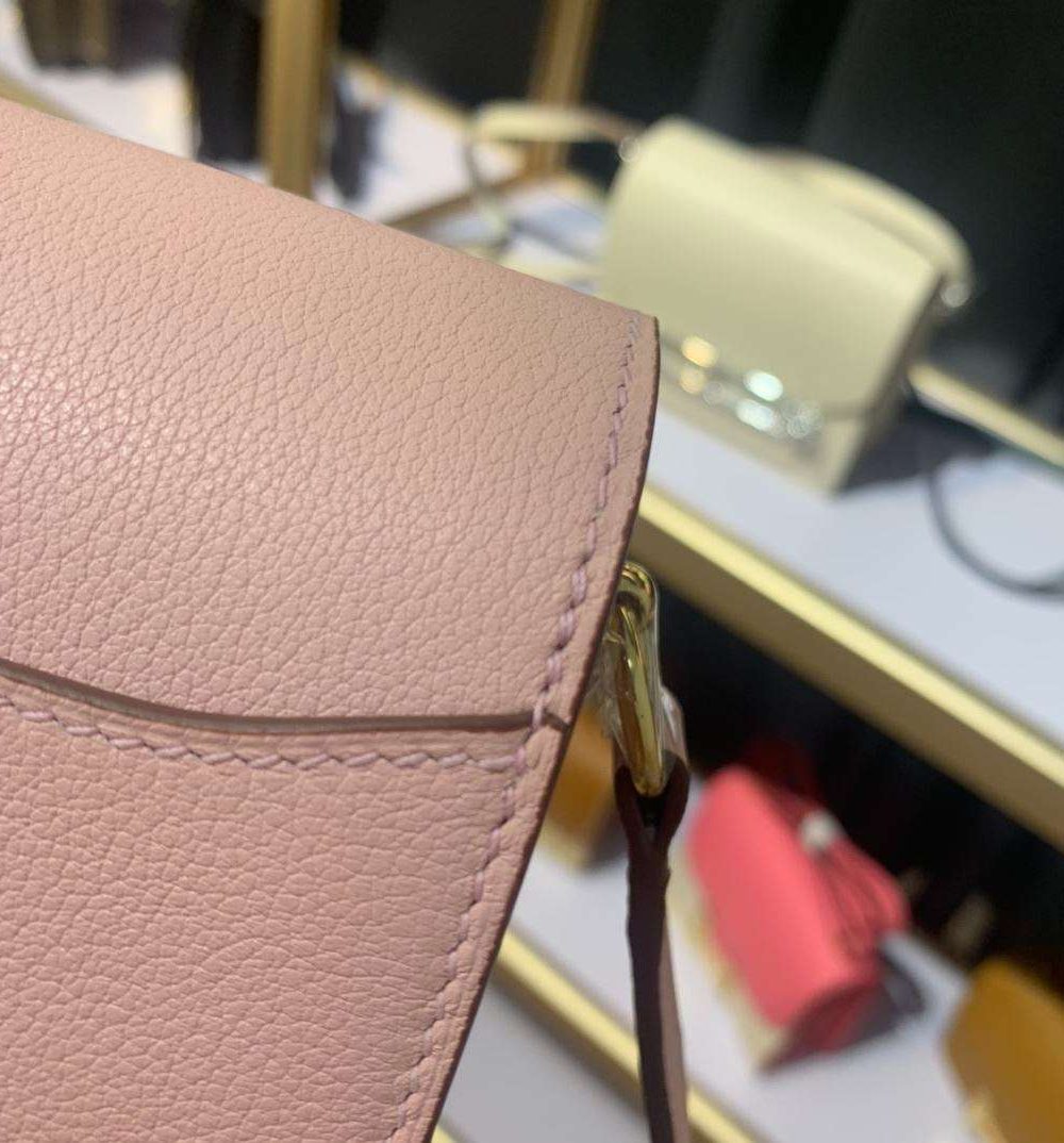 1:1 Replica Mini Evercolor Sac Roulis 19 Green Khaki/Orange/Pink/Grey For Women 19cm / 7.4in